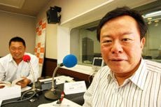 「マット安川のずばり勝負」ゲスト：猪瀬直樹／前田せいめい撮影