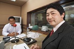 「マット安川のずばり勝負」ゲスト:遠藤宣彦/前田せいめい撮影