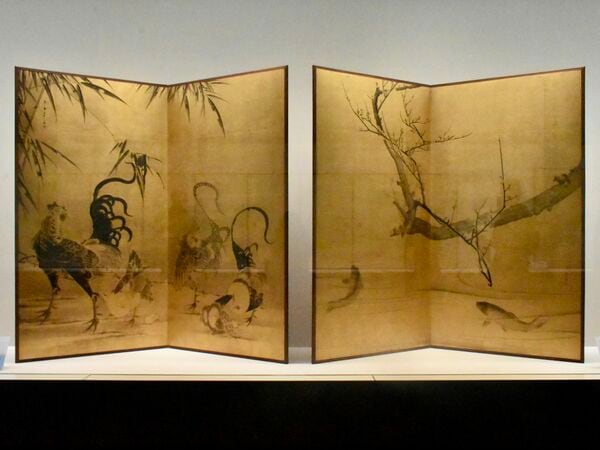 日本画 亀 屏風　円山応挙　写し 日本画 亀 屏風 円山応挙 写し 日本画 亀 屏風 円山応挙 写し