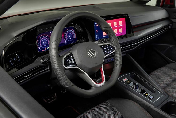 VW Golf GTI 8th generation cockpit