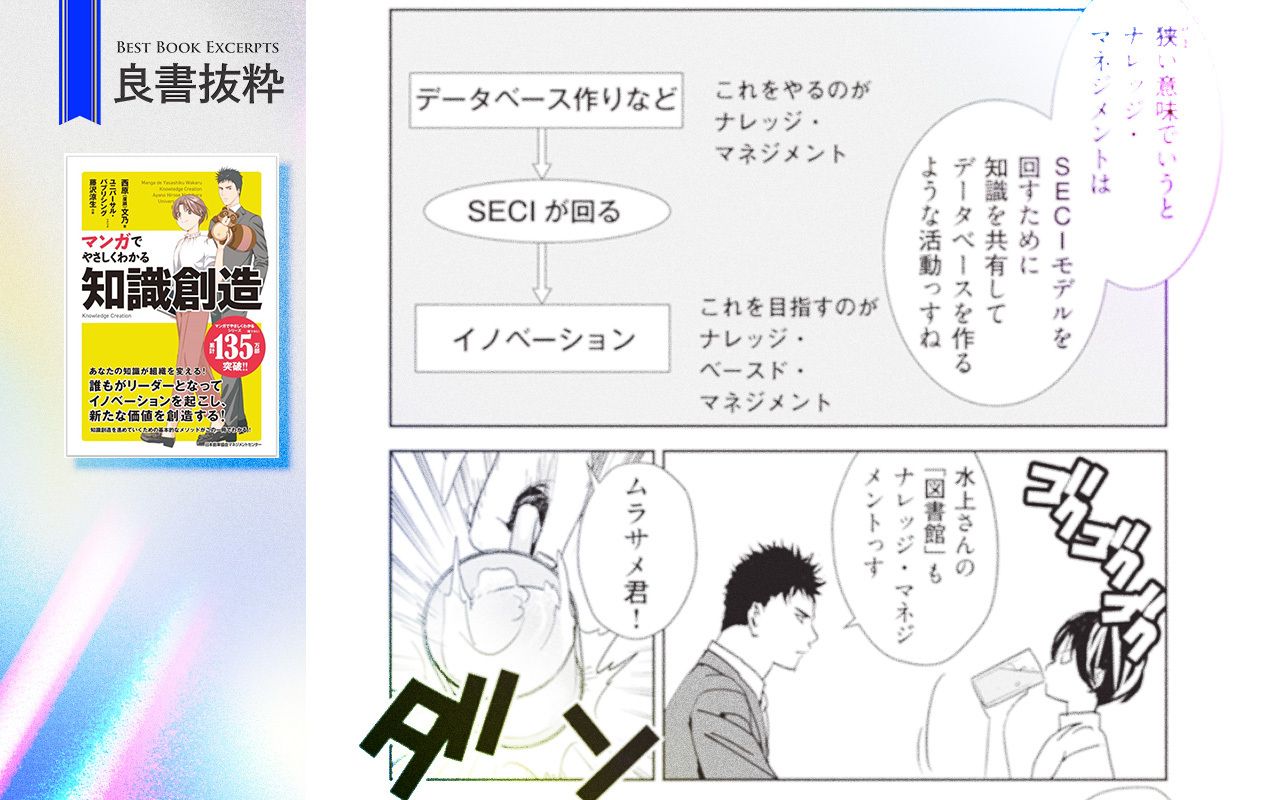 マンガでわかる知識創造】創造と蓄積をどう繰り返す？ 知識創造理論の