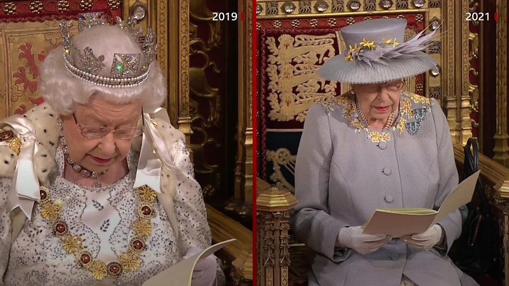 エリザベス女王の演説、新型ウイルス対策でどう変わった？　英議会