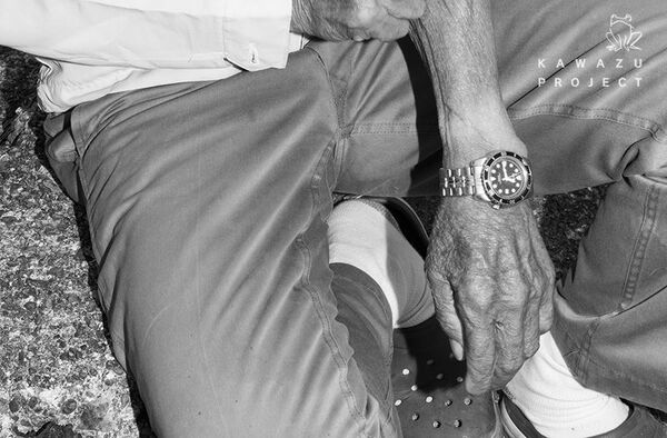 島の老人。彼も、世界の海を駆け回った（写真：木村肇）