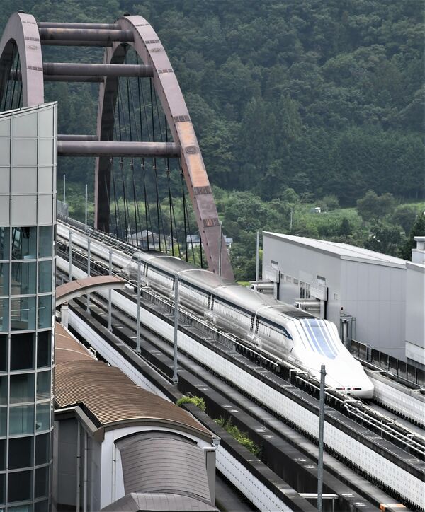 リニア実験線（写真：筆者撮影）