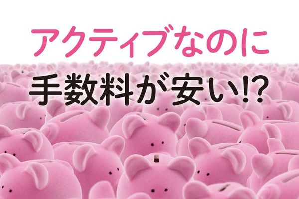 アクティブなのに手数料が安い!?