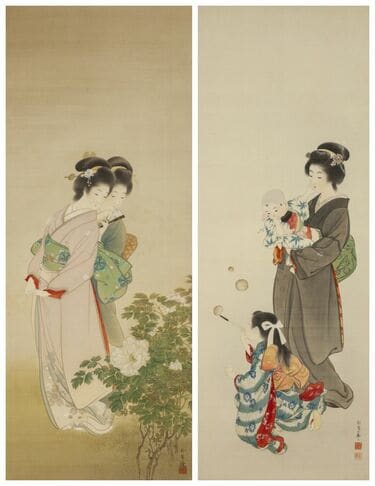 巨匠 上村 松園 美人画