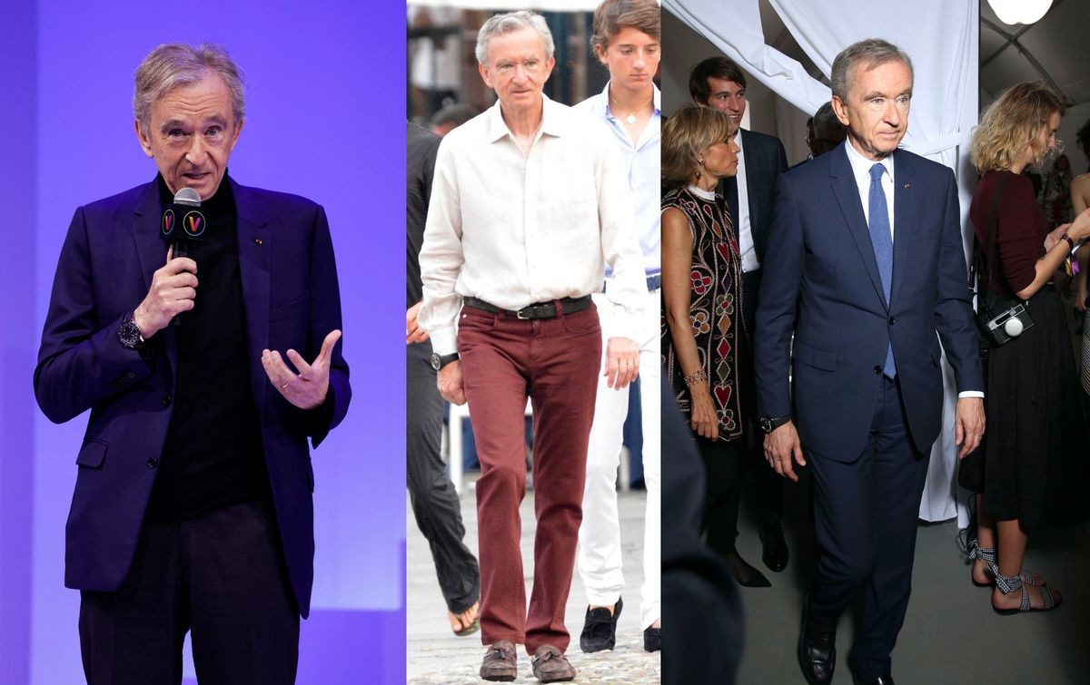 LVMHベルナール・アルノー会長、TPOに合わせた隙のないスーツスタイル