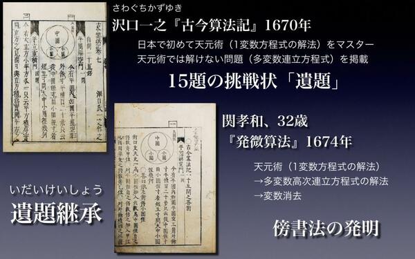 算法初心寶 江戸 弘化3年 1846年 江戸の数学を発展させた遺題継承 関孝和の鮮烈デビュー(3/3) | JBpress