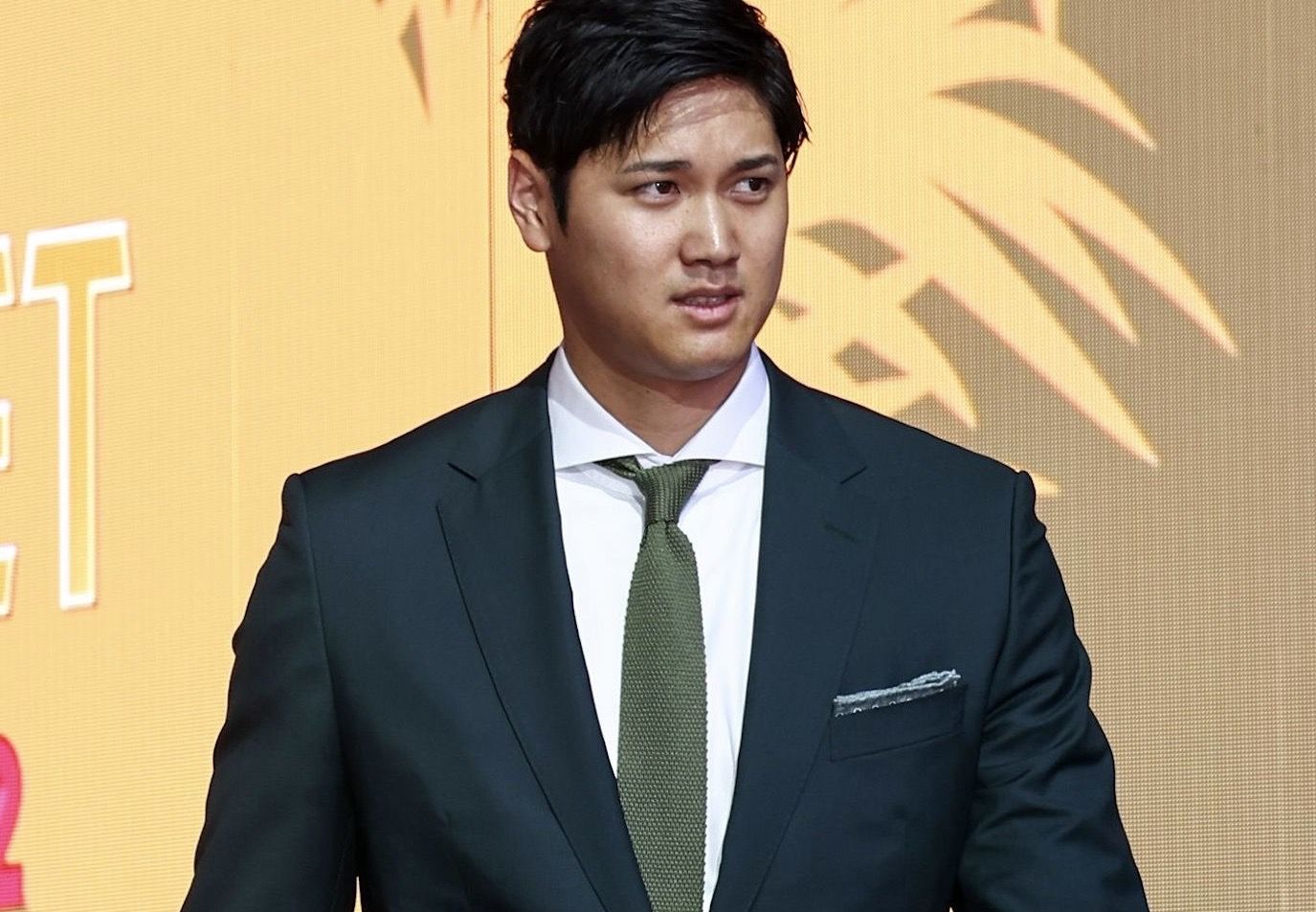 大谷翔平 2017 ハイライトフォト No.70 惜別会見 スーツ姿 球団公式 大谷翔平 2017 ハイライトフォト No.70 惜別会見 スーツ姿 球団公式
