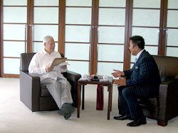 「マット安川のずばり勝負」李登輝、マット安川／オフィスヤスカワ提供