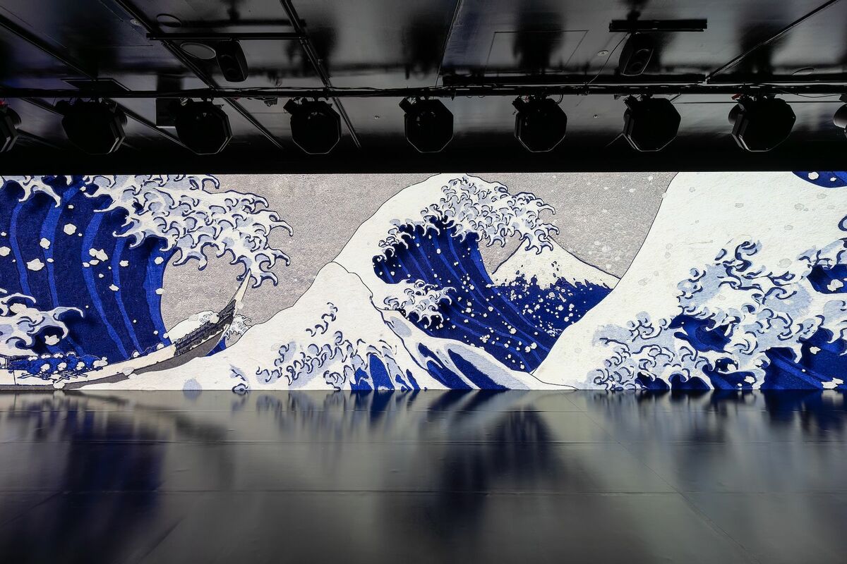 体で感じる葛飾北斎『冨嶽三十六景』、日本発の「イマーシブ（没入体験