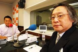 「マット安川のずばり勝負」ゲスト：小林節／前田せいめい撮影