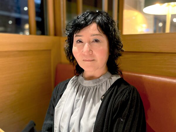 後見制度と家族の会、石井さん（西岡撮影）