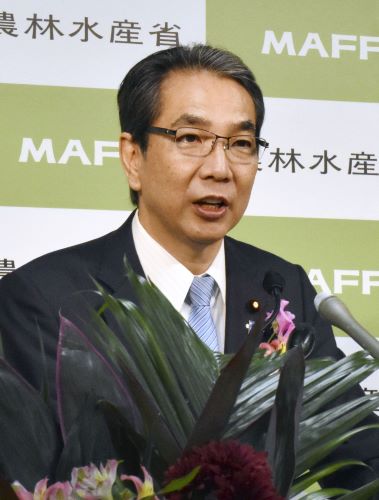 備蓄米の早期放出を表明した江藤農水相