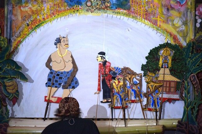 楽しい絵　インドネシア 5万1000年前の「物語を伝える洞窟壁画」をインドネシアで発見
