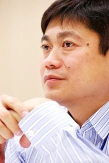 日本人で初めてMITメディアラボ所長に就任した伊藤穣一氏／前田せいめい撮影