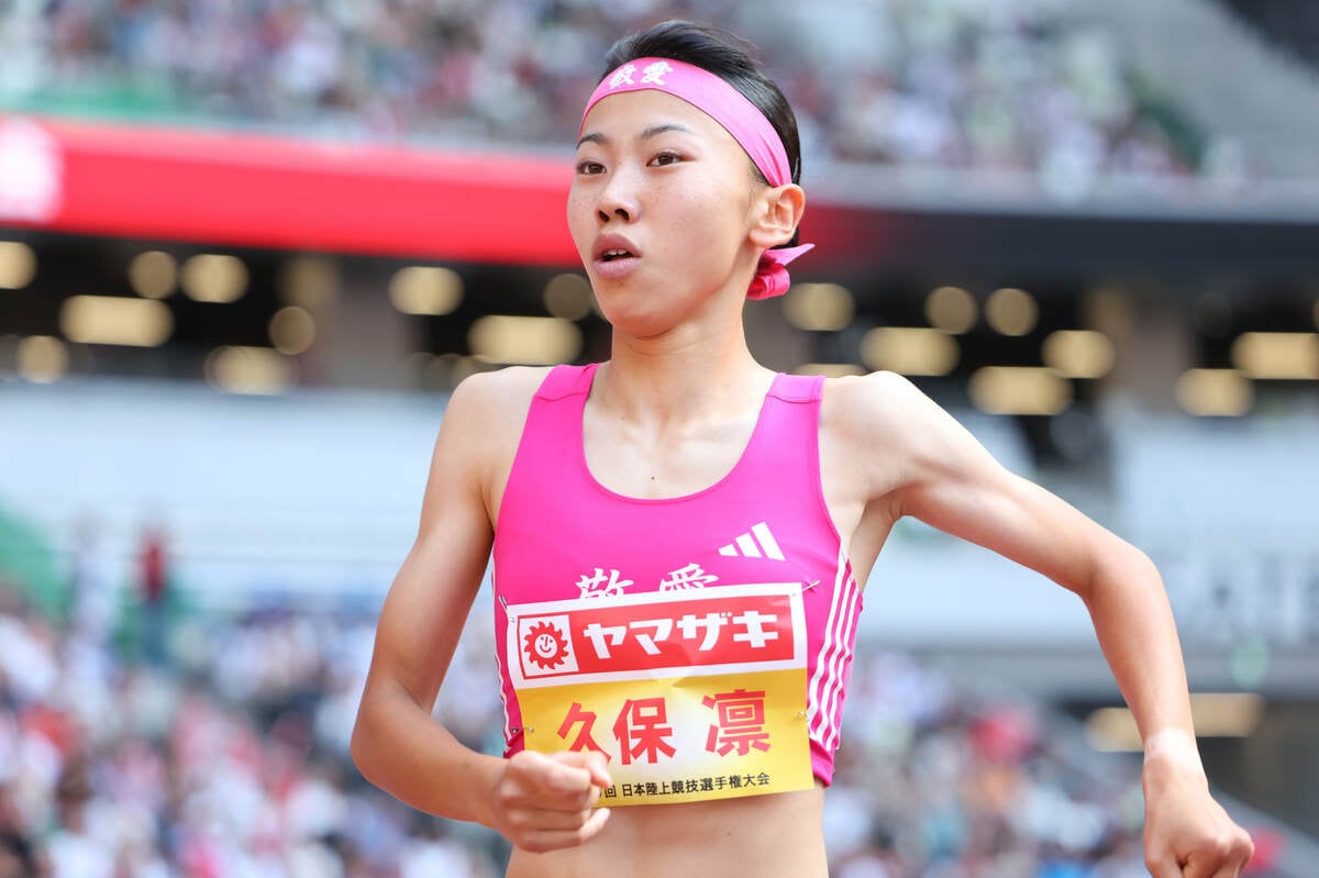 800mは昨年の“高校生王者”が今年も爆走、日本新で優勝した久保凛、連覇