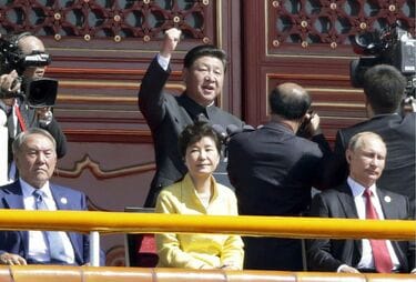 写真ギャラリー1枚め｜米中の狭間で揺れる李在明大統領、中国「抗日戦争勝利80周年」軍事パレードに招待されるも、出席すれば米国の逆鱗に  東アジア「深層取材ノート」（第288回） | JBpress (ジェイビープレス)