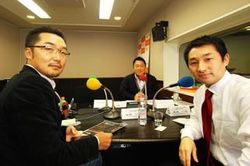 「マット安川のずばり勝負」ゲスト：上杉隆、三宅隆介／前田せいめい撮影