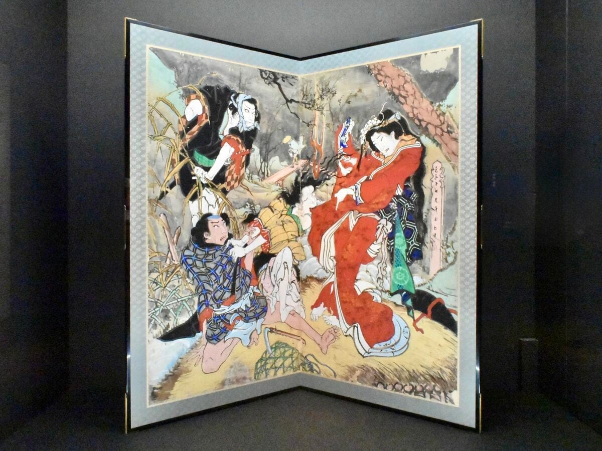 血まみれの過激な描写で知られる絵師「絵金」の芝居絵、幕末土佐に