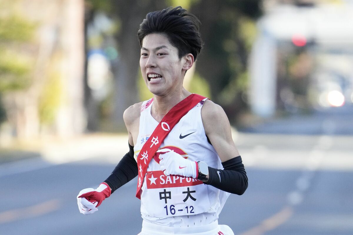 近未来の継走”を見せた中大、10000m平均タイムトップのスピード 近未来の継走”を見せた中大、10000m平均タイムトップのスピード