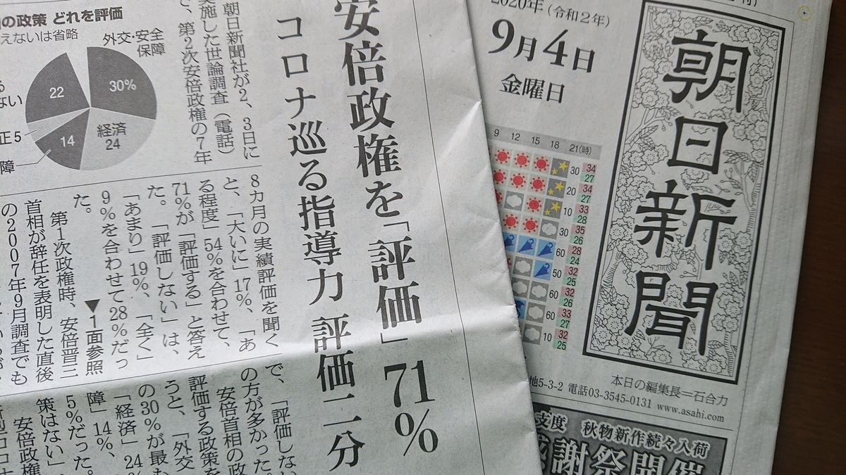 朝日新聞はなぜ世論から隔絶してしまったか？ 社論と異なる世論調査