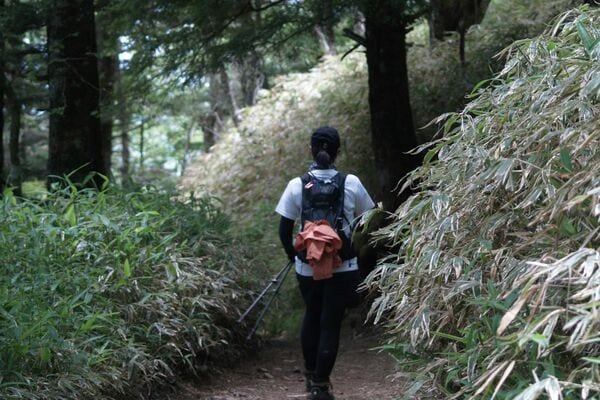 大菩薩峠の登山者