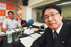 「マット安川のずばり勝負」ゲスト：浜田和幸／前田せいめい撮影