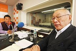 「マット安川のずばり勝負」ゲスト:南丘喜八郎/前田せいめい撮影