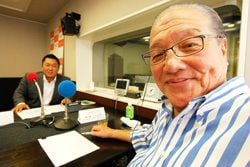 「マット安川のずばり勝負」ゲスト：藤木幸夫／前田せいめい撮影