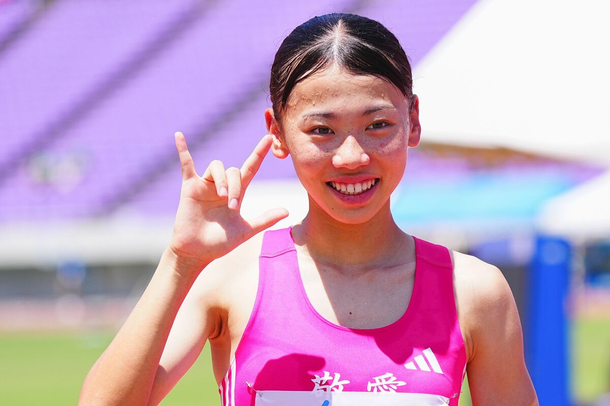史上初、久保凛がインターハイ800mで3連覇を達成、レース後に流した涙