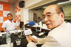 「マット安川のずばり勝負」ゲスト：浅川博忠／前田せいめい撮影