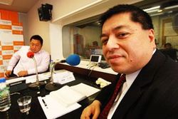 「マット安川のずばり勝負」ゲスト：佐藤優／前田せいめい撮影