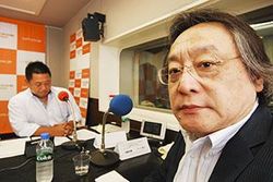 「マット安川のずばり勝負」ゲスト:小林節/前田せいめい撮影