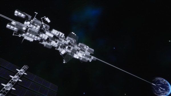 「10万メートルの高さでも倒れない」大林組の宇宙エレベーター構想