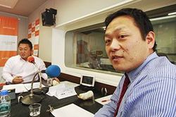 「マット安川のずばり勝負」ゲスト：諸永裕一（経産省クールジャパン担当）／前田せいめい撮影