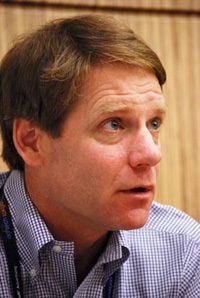 米コムスコア国際事業担当副社長ウィル・ホッジマン氏／前田せいめい撮影