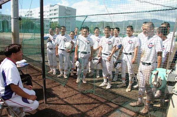 知徳高校の練習風景。みんなに愛されて、学校や地域の人に応援されるようなチームで勝ち抜きたいという
