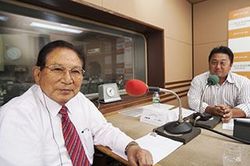 「マット安川のずばり勝負」ゲスト：田中慶秋／前田せいめい撮影