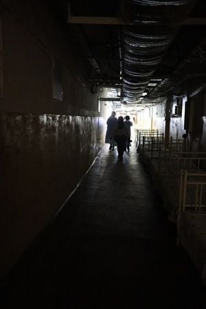 産婦人科の地下シェルター