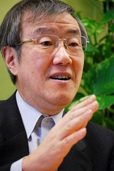 出口治明氏／前田せいめい撮影