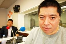 「マット安川のずばり勝負」ゲスト：佐藤優／前田せいめい撮影