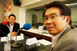 「マット安川のずばり勝負」ゲスト：松原仁／前田せいめい撮影