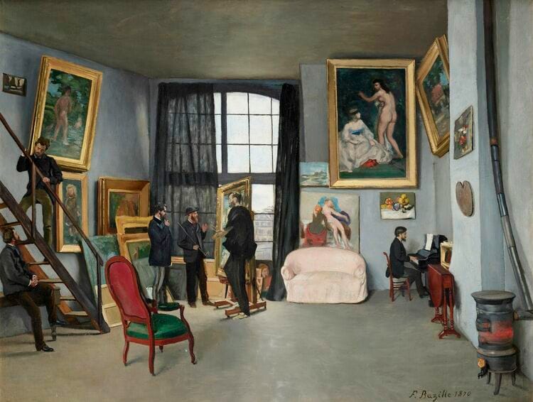 写真ギャラリー1枚め｜家庭内に走る緊張感を描いたドガの名作《家族の