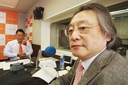 「マット安川のずばり勝負」ゲスト：小林節／前田せいめい撮影