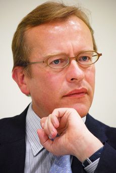 ザ･エコノミスト･グループ日本・中国代表グラハム・デイビス氏／前田せいめい撮影