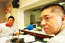 「マット安川のずばり勝負」ゲスト：佐藤優／前田せいめい撮影