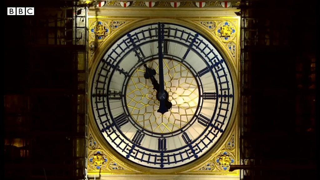 イギリスがEUを完全に離脱　ビッグベンの鐘で記念