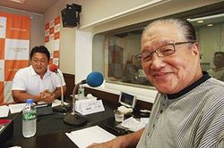 「マット安川のずばり勝負」ゲスト：藤木幸夫／前田せいめい撮影