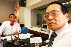 「マット安川のずばり勝負」ゲスト：平沢勝栄／前田せいめい撮影